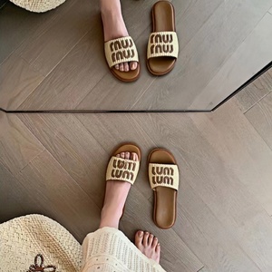 <span class=keywords><strong>Chanclas</strong></span> Tejidas Vintage para Exteriores, Sandalias Planas Casuales de <span class=keywords><strong>Playa</strong></span> para <span class=keywords><strong>Mujer</strong></span>, Verano 2025 - Product Image 2