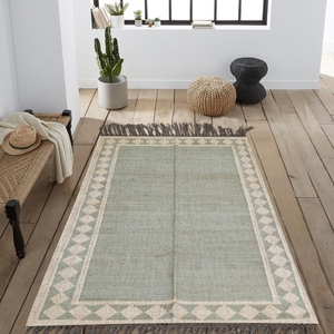 Haute qualité épais tissé à la main Jute laine Kilim salon tapis tapis de chevet tapis de cuisine toutes les tailles disponibles au prix d'usine - Product Image 1