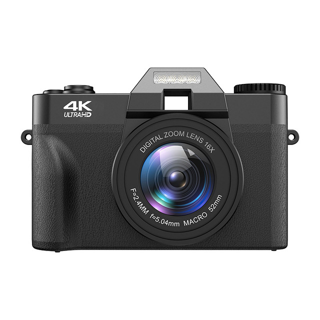 Digital Camera 4K HD Video Camera Retro Foldable Screen with WiFi Connectivity 48MP Flip Screen Autofocus Camera