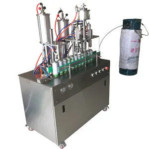 Aerosol Products Spray Paint Filling Machine For Graffiti Antifreeze Agent Car Refinishing Car Care