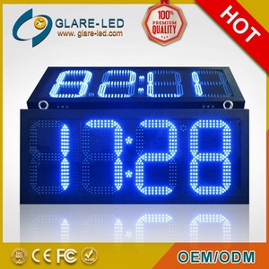 88:88แผงแสดงเวลาแบบดิจิทัล4แบบแสดงเวลาและอุณหภูมิสีเหลืองอำพันสีแดงสีเขียวสีน้ำเงิน - Product Image 3