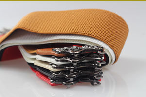 Cinturón de PU Negro para Mujer 2022 con Cintura Elástica Ancha y Hebilla Metálica de Flor, Cinturón Elástico para Vestido o Abrigo con Hebilla de Aleación - Product Image 6