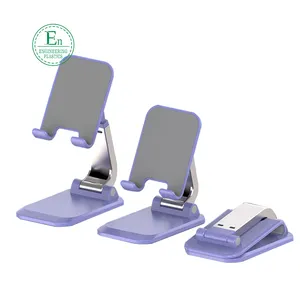 Purple folding support frame 2022 new creative cute lazy real shooting special tablet computer bedside universal gift bracket