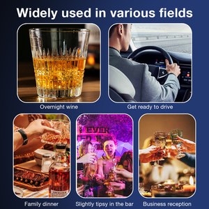 Độ chính xác cao tế bào nhiên liệu xách tay hơi thở rượu Tester Monitor rượu breathalyzer Cảm biến rượu Checker Meter - Product Image 5