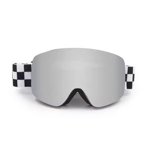 Jiepolly แว่นตา UV400สโนว์บอร์ดแม่เหล็กกันฝ้าแบบกำหนดเองแว่นกันแดดแว่นตาเล่นสกีสำหรับผู้ชาย - Product Image 2