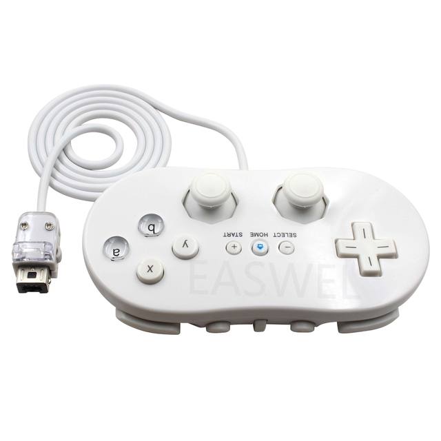 Dual Analog Classic Controller for Nintendo Wii / WiiU - White