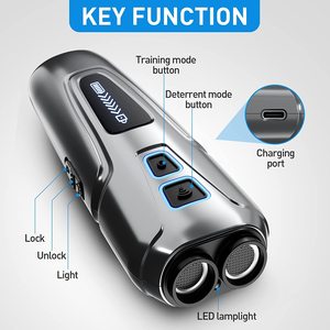 Répulsif à ultrasons pour chiens PU31, dispositif d'entraînement portable rechargeable pour animaux de compagnie, pour la prévention des aboiements - Product Image 2