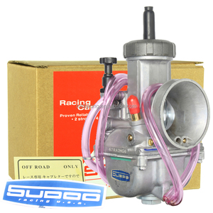 Carburateur à piston à glissière plate PJ34 34MM pour moto de course tout-terrain <span class=keywords><strong>Enduro</strong></span> Dirt Bike 200-300cc 2/<span class=keywords><strong>4</strong></span> <span class=keywords><strong>temps</strong></span> TRX250R CR250 YFS200 YZ250 - Product Image 1