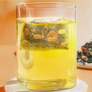 Té de Alfalfa con Sabor a Melocotón y Oolong, Infusión de Frutas Sueltas 100% Natural, Hierbas de Primera Calidad, Bolsitas Piramidales a Granel, Té Saludable - Product Image 3