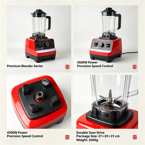 Licuadora Eléctrica Doméstica OEM Personalizada, Procesador <span class=keywords><strong>de</strong></span> Alimentos Multiusos <span class=keywords><strong>de</strong></span> Doble Jarra, Proveedor <span class=keywords><strong>de</strong></span> Máquinas para Hacer Smoothies - Product Image 4