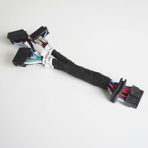 Kabel Harness Lampu Kabut Motor Y Splitter 16p 25cm Molex Kabel Custom dengan Strain Relief - Product Image 5
