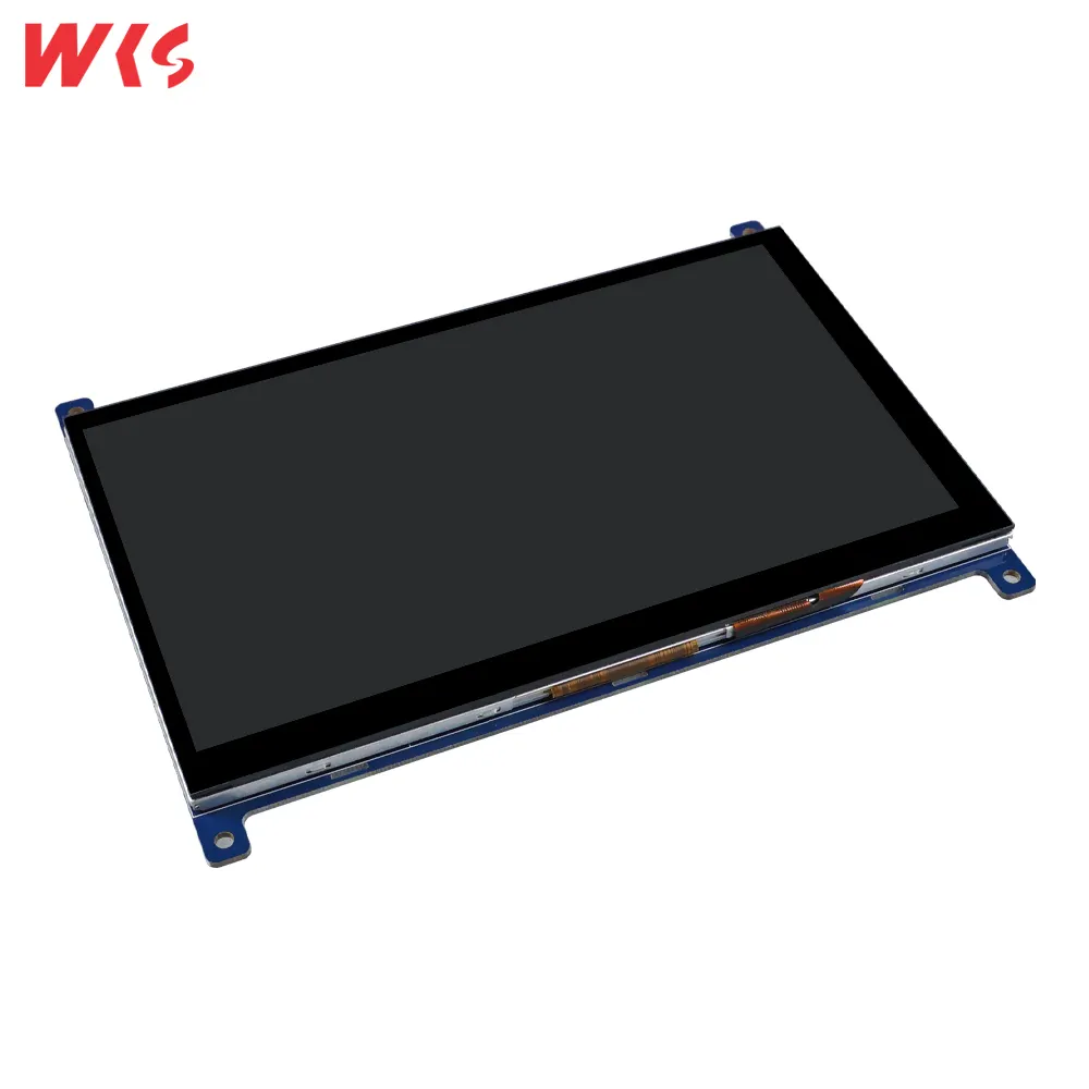 CTP kapasitif dokunmatik ekran LCD ekran modülü vurgulamak için güneş ışığı okunabilir 7 inç ahududu Pi IPS beyaz LED USB (5.0V) WKS