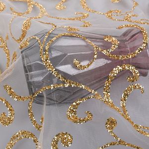 Glitter Vải Stars Lưới Với Glitter Glitter Dress Vải Cho Áo Choàng Đầm Quyến Rũ - Product Image 3