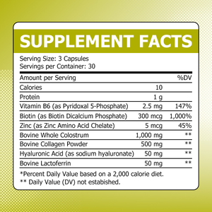 Private Label OEM ODM Vegetable Capsules with <b>Protein</b> Immunoglobulins Protect Scalp From Strength by Supporting Immune System - Product Image 2