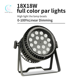Luz LED Par con Control DMX512, 18*18w, 4en1, 5en1, 6en1, Impermeable IP65 - Product Image 2