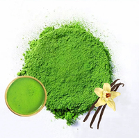 Poudre Matcha de thé vert biologique d'approvisionnement d'usine meilleur prix sachet en vrac de thé amincissant infusé de fruits à saveur naturelle