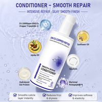 Champú de Alta Concentración GHK-Cu, Champú de Péptidos de Cobre Azul para el Crecimiento del Cabello, Cuidado del Cuero Cabelludo, Sin Sulfatos, Orgánico, Anticaída, OEM