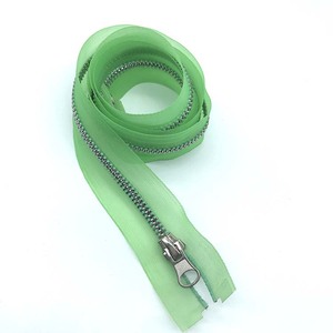 5 # Băng Dính Trong Suốt Khóa Kéo Mở Đầu Bạch Kim Thời Trang Tùy Chỉnh Kim Loại - Product Image 4