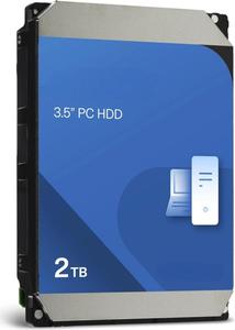 WD20EZBX Disco Duro Interno de 2 TB y 3.5 Pulgadas, SATA 6 Gb/s, 5400 RPM, 64 MB de Caché, Carcasa Metálica, Almacenamiento HDD para Escritorio - Product Image 2