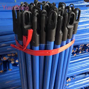 Wholesale hot style household cleaning mop wooden stick pvc wood poles pvc broom handle