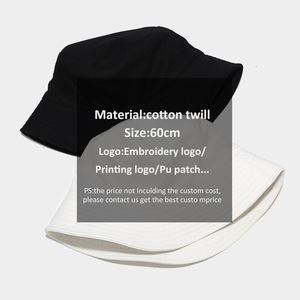 Sombrero de Pescador de Ala Ancha de 60 cm con Logotipo Personalizado, Sombrero de Algodón para Vacaciones, Sombrero de Pescador Reversible - Product Image 3