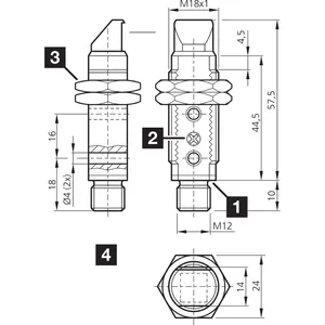 Sensore ottico OT18FMR600N3-B4 - Product Image 2