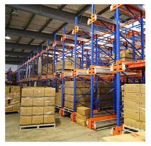 Nanjing Rack Fabrikant Geautomatiseerde Magazijn Opslag Systeem Staal Radio Shuttle Pallet Rack