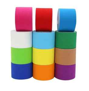 Rubans de kinésiologie sportive Imperméable à l'eau, rouleau de ruban de sport en rayonne rigide pro, <span class=keywords><strong>bandage</strong></span> de bandes Kinesios personnalisé - Product Image 6