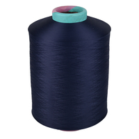 Fil fantaisie 100% polyester teint en masse DTY haute ténacité pour le tissage et le tricotage