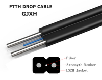 Harga Pabrik Kabel Serat Optik Outdoor 1KM 300M 200M 150M 100M 2 Core 4 Core LC Extension Reel Cord FTTH Dorp Cable