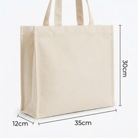 Sac fourre-tout en toile de coton épaisse, structure 3D, grande capacité, sac de plage, sac d'épicerie, coutures renforcées, multicolores