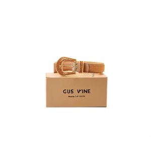 Ceinture demi-boucle Z Brand en cuir PU 3,8x105cm pour mariage et mode - Product Image 3