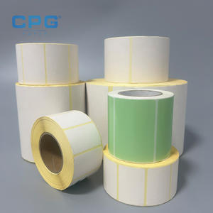 Papier pour imprimante thermique de haute qualité en vrac pour usine, étiquettes thermiques vierges en rouleaux 4x6, 500 feuilles, 50mm x 30mm, 40mm x 20mm - Product Image 1