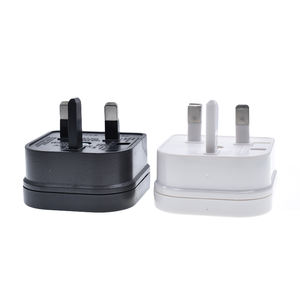Ondersteuning Logo Print Eu Naar Uk Adapter Reis Adapter Plug Converter Eu Europa Europa Vde 2 Pin Naar Uk <span class=keywords><strong>3</strong></span> Pin Met Zekering Ce Bs - Product Image 3