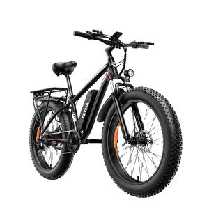 Bici Elettrica da Avventura Full Suspension con Ruote Fat, Motore da 1000W, 7 Velocità ad Alta Velocità e Schermo con Visualizzazione Dati - Product Image 1