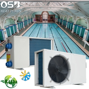 Bomba de Calor de Aire de Alta Eficiencia, Calentador de Piscina Portátil, Intercambiador de Calor de Titanio, Refrigerante R32, Eléctrico para Piscinas - Product Image 1