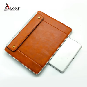Étui pour tablette en cuir véritable marron Aaron, design tendance en feutre de laine, <span class=keywords><strong>protection</strong></span> antichoc, vente chaude, directement de l'usine, pour <span class=keywords><strong>iPad</strong></span> - Product Image 5