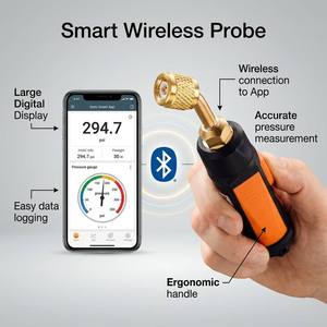 Manomètre haute pression Testo 0560 2549 03 549i 2e génération, haute précision à 45 degrés, fabriqué en Chine - Product Image 4