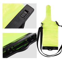 Walkie Talkie bolsa impermeable transparente para playa Surf con cordón Radio a prueba de lluvia a prueba de arena funda protectora suministros
