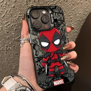Thời Trang <span class=keywords><strong>Spiderman</strong></span> Bạc Điện Thoại Di Động Trường Hợp Đối Với Iphones 15 Pro Max 16 Cộng Với 14 13 12 Imd Trong Suốt Chống Sốc Trở Lại Funda Bìa - Product Image 5