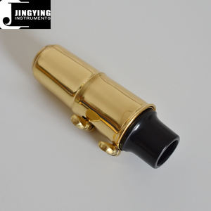 2022 Jingying Musik Saxophon-Teile, Ein Set Bakelit-Altsaxophon-Mundstücke mit Reinkupfer-Kappe und Clips - Product Image 6