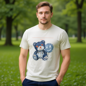 T-Shirt Unisex 210GSM 100% Cotone, Casual con Stampa DTF, Traspirante e Resistente, Maglietta da Uomo - Product Image 3