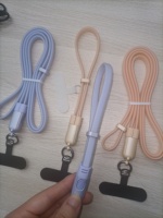 Nuevo Diseño de Cordón para Teléfono Móvil de Silicona Agradable al Tacto, Cable USB Tipo C 3A PD 60W, Carga Rápida, Cable de Datos de Carga Rápida de 480 Mbps