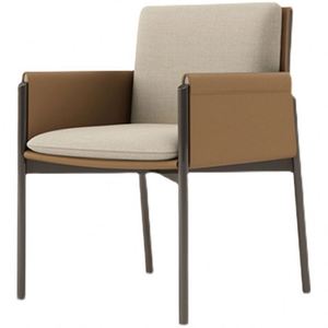Simple Eco-Friendly Durable Home Single-Person Leisure <b>Armchair</b>-Casual Backrest Chair for Apartment Bedroom <b>Small</b> Space - Product Image 1