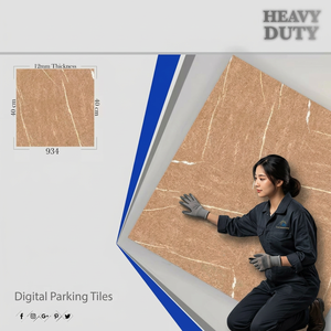 Wholesale Supplier's 400x400mm Heavy-Duty Anti-Skid Porcelain Waterproof Wear-Resistant Matt Finished Parking Tiles Tiles - Product Image 1