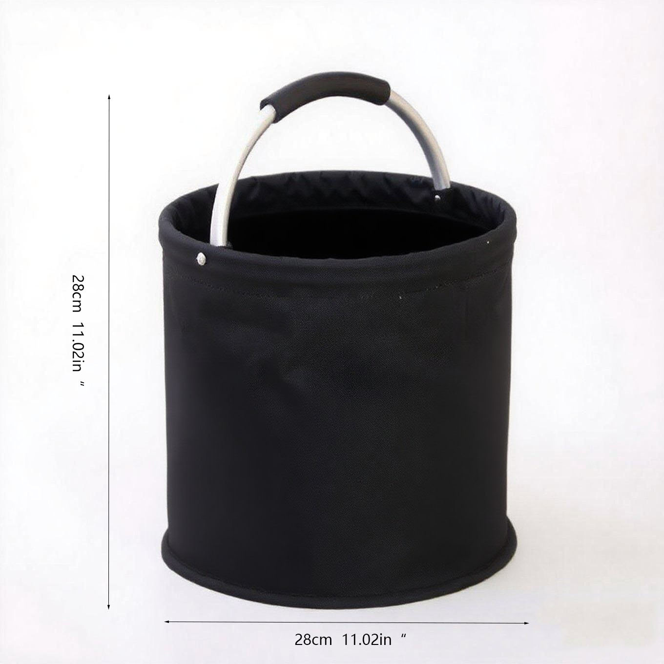 Simple multi-functional small basket [Black]