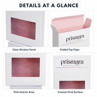 Caja de Embalaje para Ventanas con Impresión a Doble Cara, de Primera Calidad, para Exhibición de Productos al por Menor y Presentación de Marca
