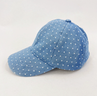 Gorra de Béisbol Casual Unisex Ajustable de 6 Paneles, Estilo Retro, Lavado Denim, para Parejas, Cuatro Estaciones, Disponible al por Mayor