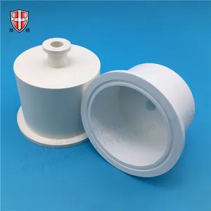 custom high purity BN boron nitride ceramic cup cover crucible