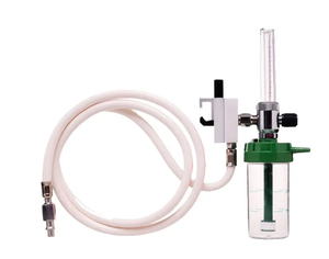 किंटन दीवार माउंट ऑक्सीजन प्रवाह मीटर 15lpm मिनी अस्पताल ऑक्सीजन प्रवाह मीटर हैंगर और ट्यूब के साथ - Product Image 1